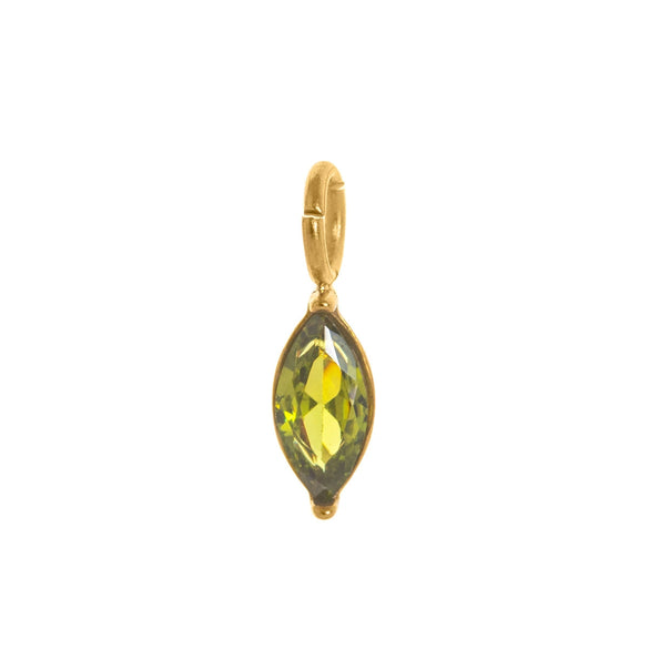 Wholesale Pendant Stainless Steel Geometric Dropshaped Electroplated With Diamond Zircon