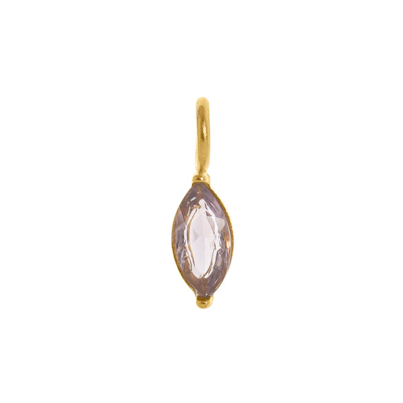 Wholesale Pendant Stainless Steel Geometric Dropshaped Electroplated With Diamond Zircon