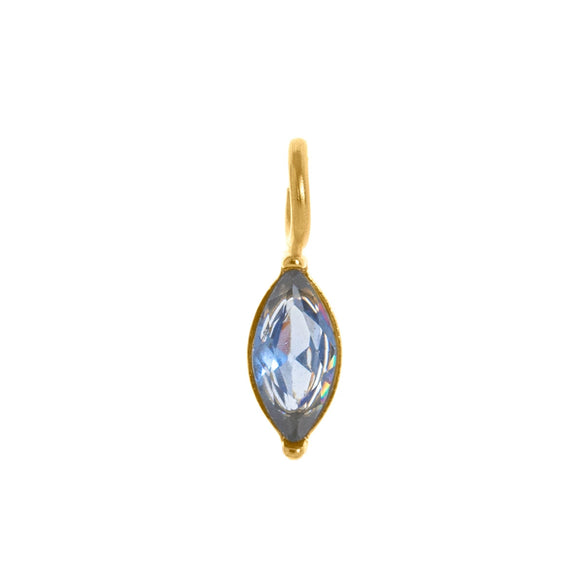 Wholesale Pendant Stainless Steel Geometric Dropshaped Electroplated With Diamond Zircon