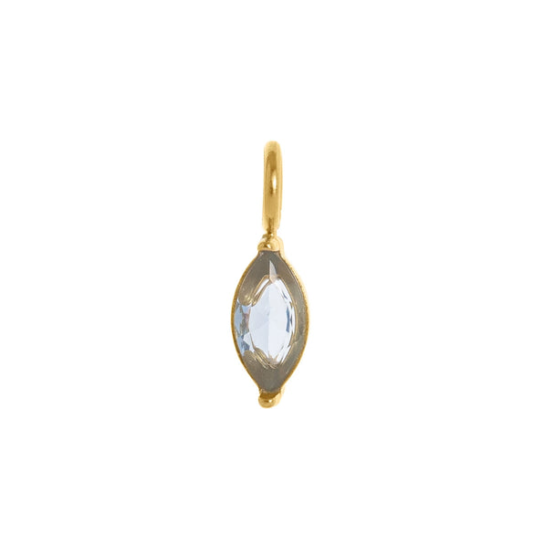 Wholesale Pendant Stainless Steel Geometric Dropshaped Electroplated With Diamond Zircon