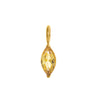 Wholesale Pendant Stainless Steel Geometric Dropshaped Electroplated With Diamond Zircon