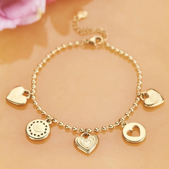 Wholesale Pendant Stainless Steel Geometric Vacuum Plated 18K Gold Color