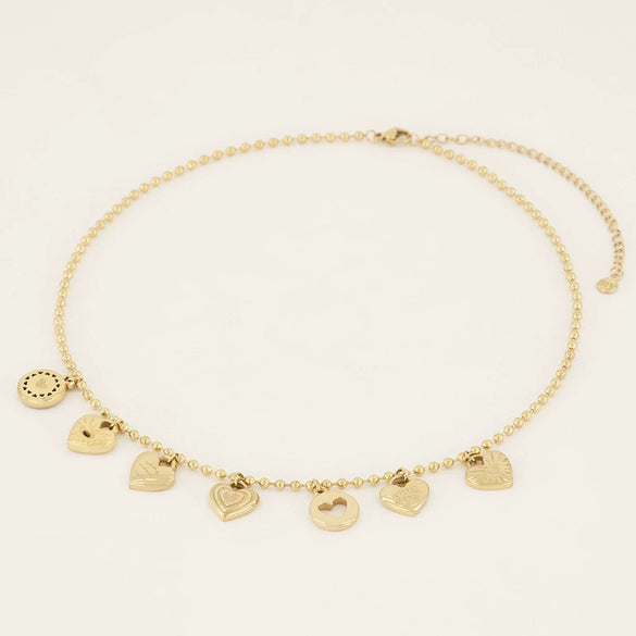 Wholesale Pendant Stainless Steel Geometric Vacuum Plated 18K Gold Color