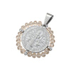 Wholesale Pendant Stainless Steel Inlaid Zircon Geometric Style