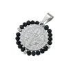 Wholesale Pendant Stainless Steel Inlaid Zircon Geometric Style