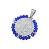 Wholesale Pendant Stainless Steel Inlaid Zircon Geometric Style
