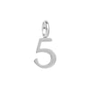 Wholesale Pendant Stainless Steel Minimalist Style With Numbers Electroplated