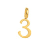 Wholesale Pendant Stainless Steel Minimalist Style With Numbers Electroplated
