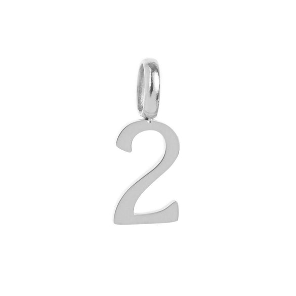 Wholesale Pendant Stainless Steel Minimalist Style With Numbers Electroplated