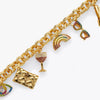 Wholesale Pendant Stainless Steel Mixed Gemstone Inlay Geometric Style Diamondencrusted Vacuum Plated