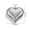 Wholesale Pendant Stainless Steel Polished Three Dimensional Love Hollow Waterproof Light Luxury Texture Electroplated