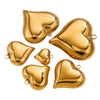 Wholesale Pendant Stainless Steel Polished Three Dimensional Love Hollow Waterproof Light Luxury Texture Electroplated
