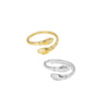 Wholesale Personality Hands Hug Couple Opening Adjustable Copper Ring