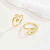 Wholesale Personality Hands Hug Couple Opening Adjustable Copper Ring