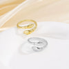 Wholesale Personality Hands Hug Couple Opening Adjustable Copper Ring