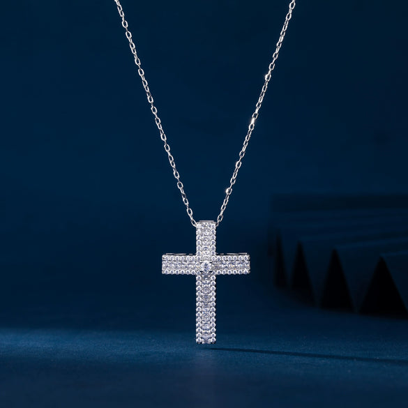 Wholesale Personality Ushape Microinlaid Zircon 925 Sterling Silver Pendant Clavicle Chain Jewelry For Women With Electroplating