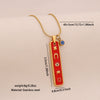 Wholesale Personalized Heart Shaped Elephant Long Pendant Necklace Made Of Stainless Steel Jewelry