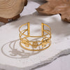 Wholesale Personalized Turtle And Seaweed Stainless Steel Electroplated Bracelets Hand Jewelry Accessories
