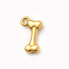 Wholesale Pet Accessories Stainless Steel Cute Cartoon Pet Paw Dog Bone Mini Pendant Necklace With Electroplating