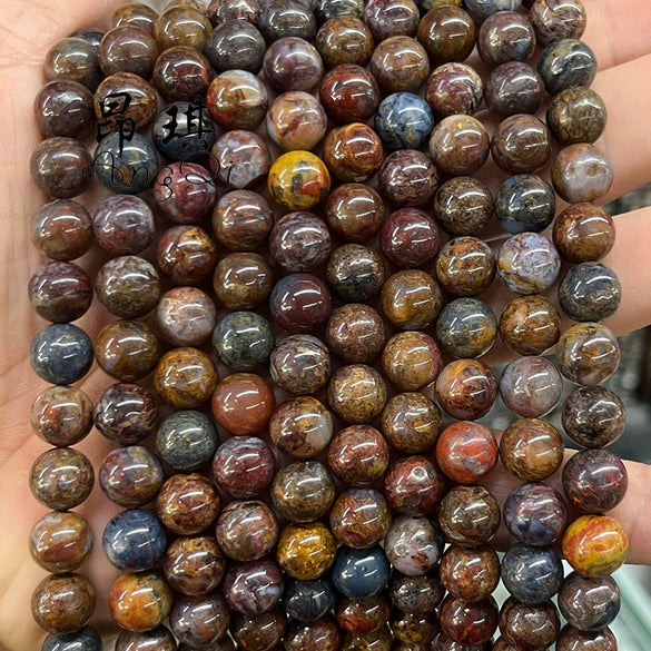 Wholesale Peter's Stone Beaded Bracelet Polished Round Bead Style