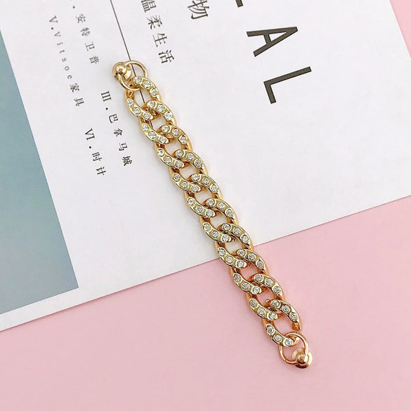 Wholesale Phone Case Jewelry And Bracelet Accessories Acrylic Shell With Electroplating
