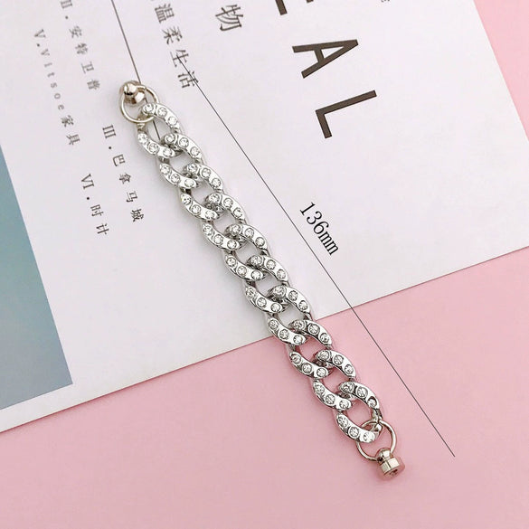 Wholesale Phone Case Jewelry And Bracelet Accessories Acrylic Shell With Electroplating