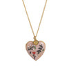 Wholesale Photo Album Necklace Titanium Steel Heart Shape Oil Drop Printing Electroplated Real Gold