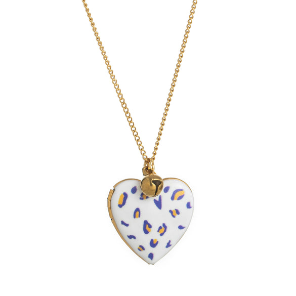 Wholesale Photo Album Necklace Titanium Steel Heart Shape Oil Drop Printing Electroplated Real Gold
