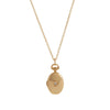 Wholesale Photo Album Photo Frame Necklace Copper Geometric Mixed Gemstone Setting Diamond Maillard Style For Women