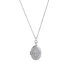 Wholesale Photo Album Photo Frame Necklace Copper Geometric Mixed Gemstone Setting Diamond Maillard Style For Women