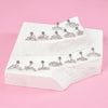 Wholesale Piercing Ear Studs Stainless Steel Insects Pattern Electroplated