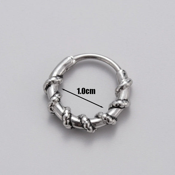 Wholesale Piercing Earrings Stainless Steel Cast Skull Totem Punk Retro Style
