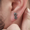 Wholesale Piercing Earrings Stainless Steel Casting Animal Punk Style Zodiac Design