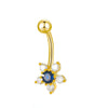 Wholesale Piercing Jewelry Copper Inlaid Zircon Butterfly Flower Star Style For Women