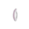 Wholesale Piercing Jewelry Navel Ring Stainless Steel Heartshaped Geometric Electroplating Unisex
