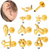 Wholesale Piercing Jewelry Titanium Alloy Animal Zodiac Shape Electroplated For Women