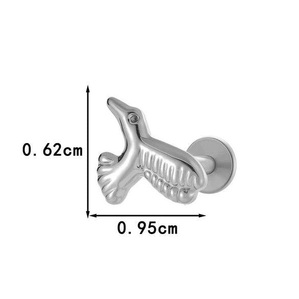 Wholesale Piercing Jewelry Titanium Alloy Animal Zodiac Shape Electroplated For Women