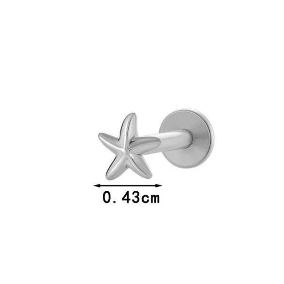 Wholesale Piercing Jewelry Titanium Alloy Animal Zodiac Shape Electroplated For Women