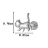 Wholesale Piercing Jewelry Titanium Alloy Animal Zodiac Shape Electroplated For Women