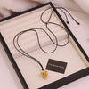 Wholesale Pine Cone And Flower Pendant Necklace With Adjustable Rope Original Design Zinc Alloy