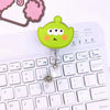 Wholesale Plastic Acrylic Nurse Badge Pendant Retractable Buckle Holder For Student School Bag With Cartoon Style