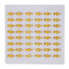 Wholesale Plastic And Resin Antiallergic Earrings With Geometric Design And Electroplating Process