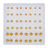 Wholesale Plastic And Resin Antiallergic Earrings With Geometric Design And Electroplating Process