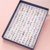 Wholesale Plastic And Resin Earrings Set With Geometric Style Dripping Glue Design In Fruit And Food Shape