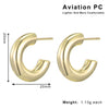 Wholesale Plastic And Resin Geometric Retro Light Luxury Hollow Electroplated Women's Earrings