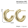 Wholesale Plastic And Resin Geometric Retro Light Luxury Hollow Electroplated Women's Earrings