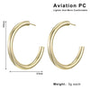 Wholesale Plastic And Resin Geometric Retro Light Luxury Hollow Electroplated Women's Earrings
