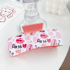 Wholesale Plastic And Resin Handmade Love Hairpin For Women In Sweet Style