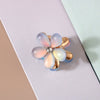 Wholesale Plastic And Resin Handmade Women's Hair Claw Clips With Cat's Eye And Flower Design