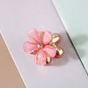 Wholesale Plastic And Resin Handmade Women's Hair Claw Clips With Cat's Eye And Flower Design